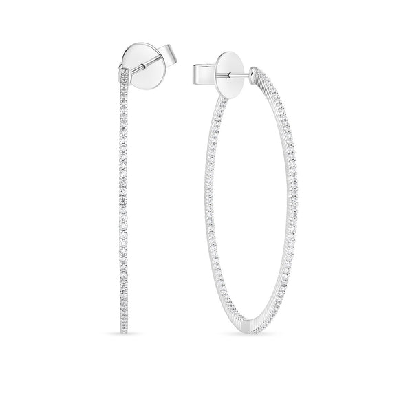 CHHO447_00 Hoops & Huggies Diamond Hoops