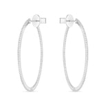 CHHO447_00 Hoops & Huggies Diamond Hoops