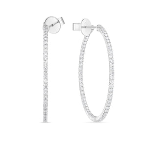 CHHO449_00 Hoops & Huggies Diamond Hoops