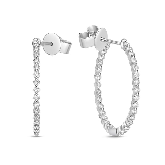 CHHO453_00 Hoops & Huggies Diamond Hoops