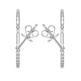 CHHO453_00 Hoops & Huggies Diamond Hoops