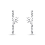 CHHO454_00 Hoops & Huggies Diamond Hoops
