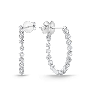 CHHO455_00 Hoops & Huggies Diamond Hoops