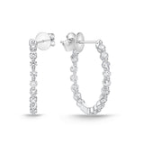CHHO455_00 Hoops & Huggies Diamond Hoops