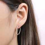 CHHO455_00 Hoops & Huggies Diamond Hoops