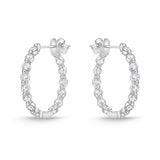 CHHO456_00 Hoops & Huggies Diamond Hoops
