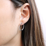 CHHO456_00 Hoops & Huggies Diamond Hoops