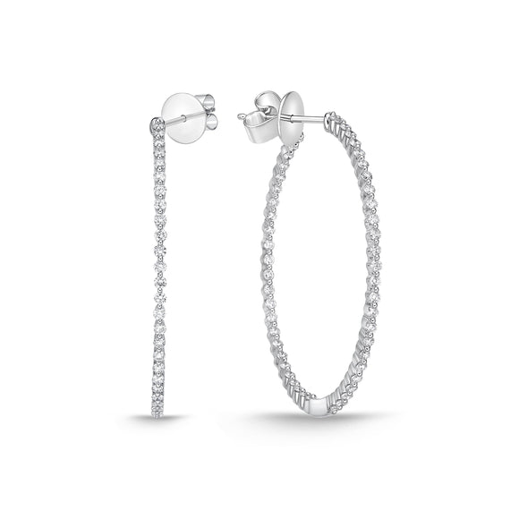 CHHO457_00 Hoops & Huggies Diamond Hoops