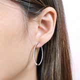 CHHO457_00 Hoops & Huggies Diamond Hoops
