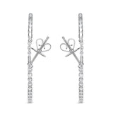 CHHO458_00 Hoops & Huggies Diamond Hoops