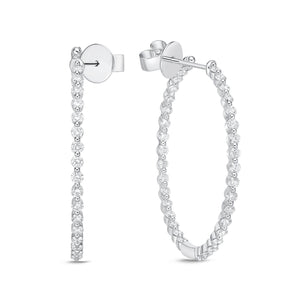 CHHO459_00 Hoops & Huggies Diamond Hoops