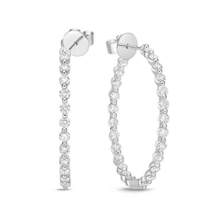 CHHO460_00 Hoops & Huggies Diamond Hoops