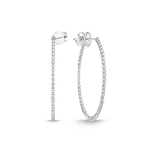 CHHO462_00 Hoops & Huggies Diamond Hoops