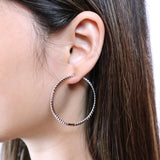 CHHO462_00 Hoops & Huggies Diamond Hoops
