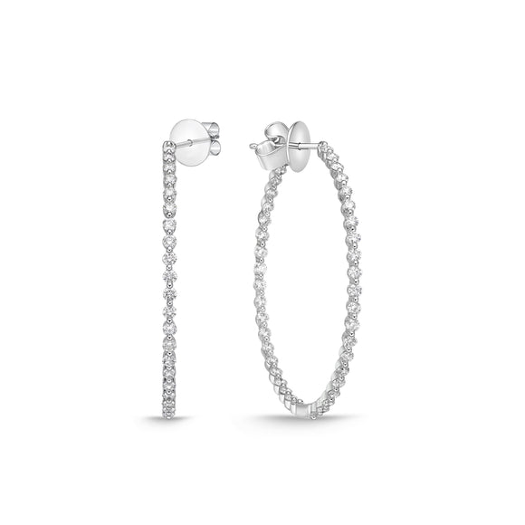CHHO463_00 Hoops & Huggies Diamond Hoops
