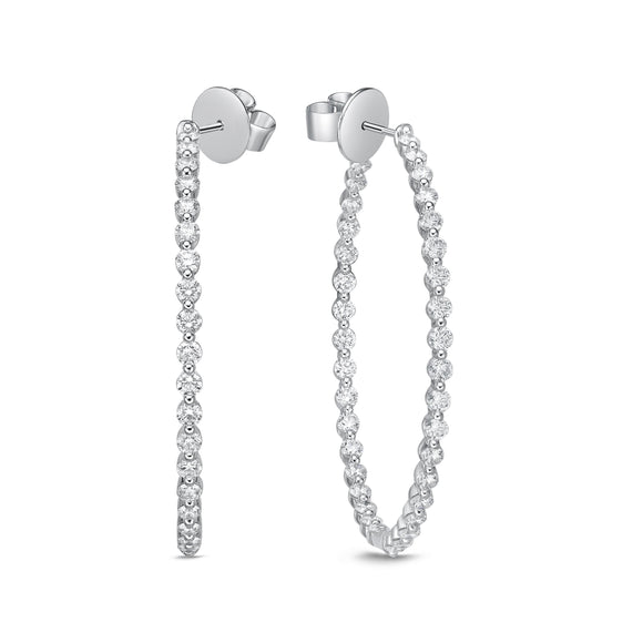CHHO464_00 Hoops & Huggies Diamond Hoops