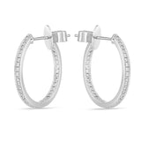 CHHO468_00 Hoops & Huggies Diamond Hoops