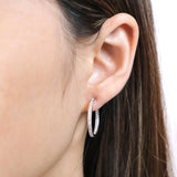 CHHO468_00 Hoops & Huggies Diamond Hoops