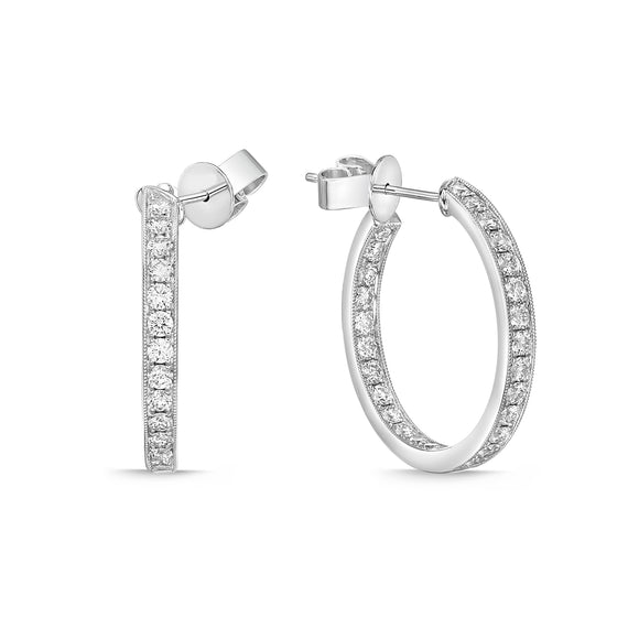 CHHO470_00 Hoops & Huggies Diamond Hoops