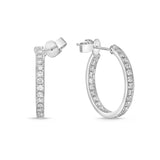 CHHO470_00 Hoops & Huggies Diamond Hoops