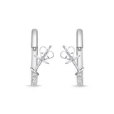 CHHO470_00 Hoops & Huggies Diamond Hoops