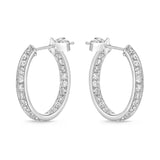 CHHO471_00 Hoops & Huggies Diamond Hoops