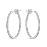 CHHO472_00 Hoops & Huggies Diamond Hoops