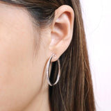 CHHO473_00 Hoops & Huggies Diamond Hoops