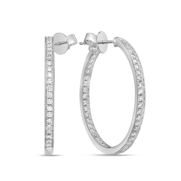 CHHO474_00 Hoops & Huggies Diamond Hoops