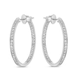 CHHO474_00 Hoops & Huggies Diamond Hoops