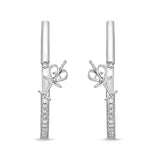 CHHO474_00 Hoops & Huggies Diamond Hoops