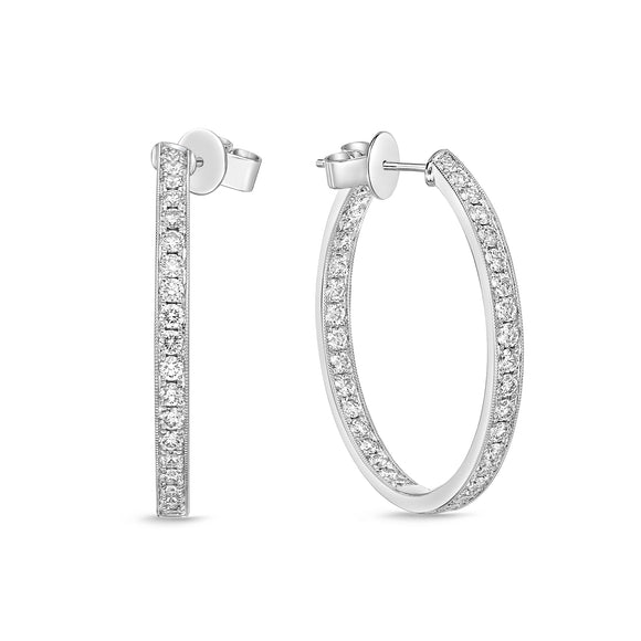 CHHO475_00 Hoops & Huggies Diamond Hoops