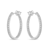 CHHO475_00 Hoops & Huggies Diamond Hoops
