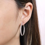CHHO475_00 Hoops & Huggies Diamond Hoops