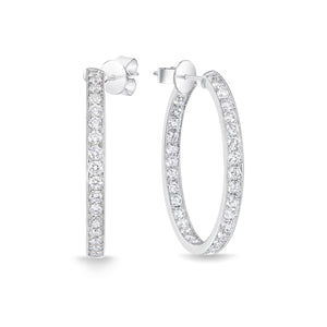 CHHO476_00 Hoops & Huggies Diamond Hoops