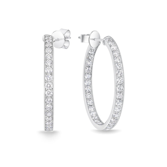 CHHO476_00 Hoops & Huggies Diamond Hoops