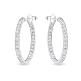 CHHO476_00 Hoops & Huggies Diamond Hoops