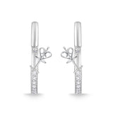 CHHO476_00 Hoops & Huggies Diamond Hoops