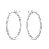 CHHO478_00 Hoops & Huggies Diamond Hoops