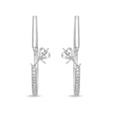 CHHO478_00 Hoops & Huggies Diamond Hoops