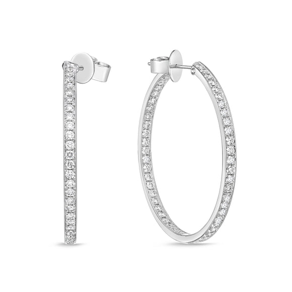 CHHO479_00 Hoops & Huggies Diamond Hoops