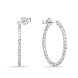 CHHO483_00 Hoops & Huggies Diamond Hoops