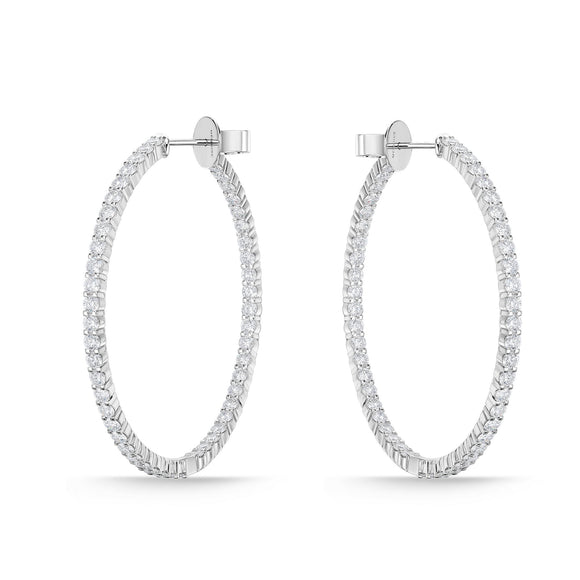CHHO484_00 Hoops & Huggies Diamond Hoops