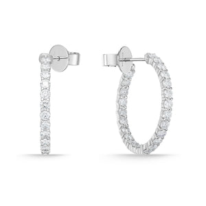 CHHO485_00 Hoops & Huggies Diamond Hoops