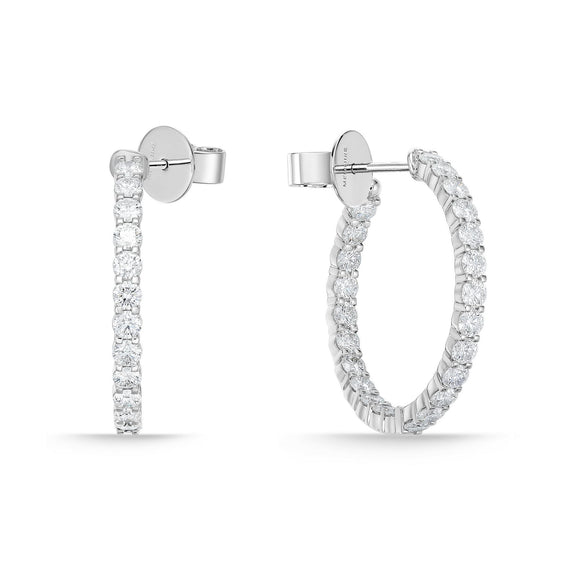 CHHO485_00 Hoops & Huggies Diamond Hoops