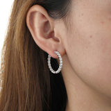 CHHO485_00 Hoops & Huggies Diamond Hoops
