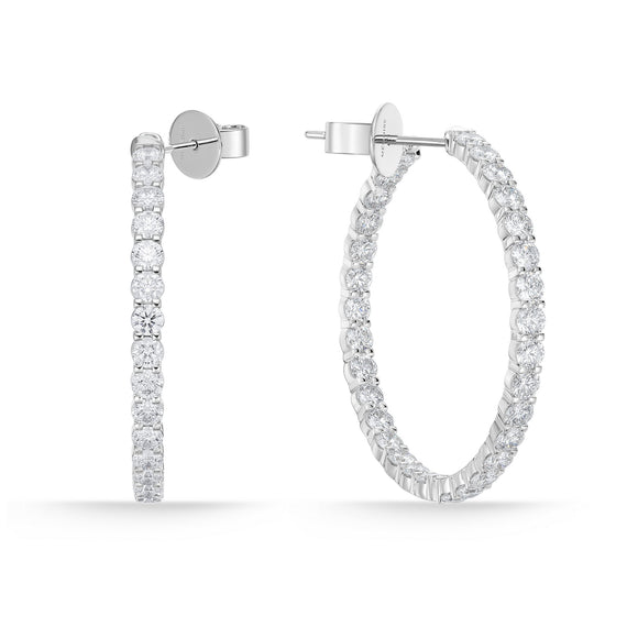 CHHO487_00 Hoops & Huggies Diamond Hoops