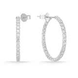 CHHO487_00 Hoops & Huggies Diamond Hoops