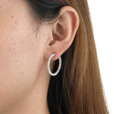 CHHO488_00 Hoops & Huggies Diamond Hoops