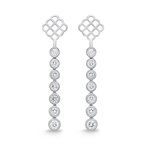 CJTU106_00 Toujours Diamond Jacket Earrings